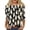 Multicolor, variant on Womens Halloween Holiday Outfit Shirt,Halloween Scary Pumpkin Ghost Print Shirts Halloween Casual 3/4 Sleeve Crew Neck Tops For Women
