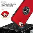 thumbnail image 7 of JTCASES for iPhone 6/6s Case, Car Mount Bracket 2-layer Hybird Shockproof PC TPU Anti-fall Slim Fit Lightweight Magnetic Cover for iPhone 6/6s, Red, 7 of 7