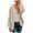 White, variant on Vedolay Women's Fall Coat Womens Cropped Rhinestone Fringe Casual Jacket Distressed Casual Jacket,Red One Size