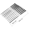 thumbnail image 2 of 10Pcs Smooth Cut Steel Needle File Set with Plastic Handle, 3mm x 140mm, 2 of 4