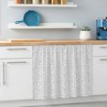 thumbnail image 5 of Vintage Gray Small Sink Skirt, Bathroom Vanity Cabinet Adhesive Curtain, Rustic Minimalist Floral Print Farmhouse Utility Under Sink Cover Decorative Kitchen Cabinet Curtains 10"x11", 5 of 8