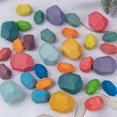 thumbnail image 5 of Rompecabezas de colores, piedras apiladas, música, juguetes de madera para niños y accesorios., 5 of 5