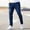 Blue, variant on YLSDY Men's Stretch Ripped Slim Jeans, Button Waist, Tapered Streetwear Casual Denim Trousers Light Blue M