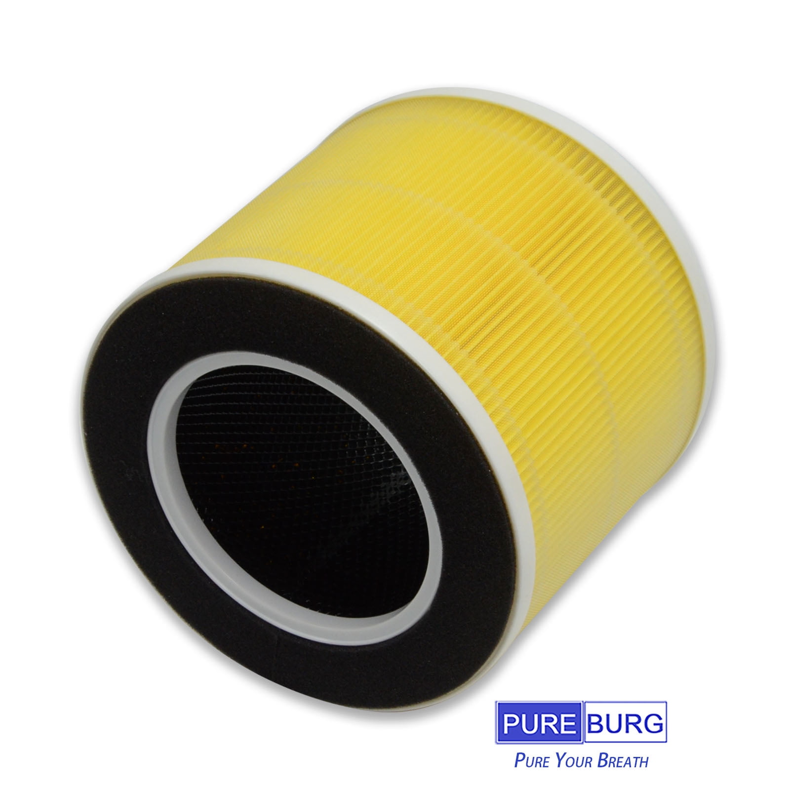 PUREBURG RP-AP089 Replacement True HEPA Filters Compatible with RENPHO Large Room Air Purifiers,RP-AP089 RP-AP089W/RP-AP089B, Part Number RP-AP089-f1(RP-AP089-f2),2-Pack