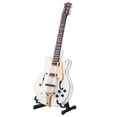thumbnail image 3 of Réplica De Guitarra En Miniatura Con Soporte En Forma De A, Diseño Y Ornamentación Novedosos, Regalos De Navidad, 3 of 7