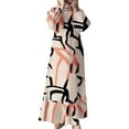 thumbnail image 1 of Robe Abaya à Manches Longues pour Femmes Style Prière Vêtements Robe pour Femmes, 1 of 3