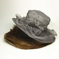 thumbnail image 5 of Women Sun Hat with Mesh Flower Decor Royal Princess Style Vintage Elegant Wedding Headwear, 5 of 8
