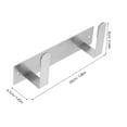 thumbnail image 2 of YSNOOWE 2Ud Soporte De Pared Multifuncional Para Tapas Y Tablas De Cortar En Acero Inoxidable Plata Para Cocina, 2 of 8