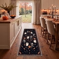 thumbnail image 3 of GENIMO 2'x3' Halloween Doormat, Washable Non Slip Soft Gothic Skull Outdoor Door Mat for Front Door Covered Porch Patio Entryway, Pumpkin Noir, 3 of 6