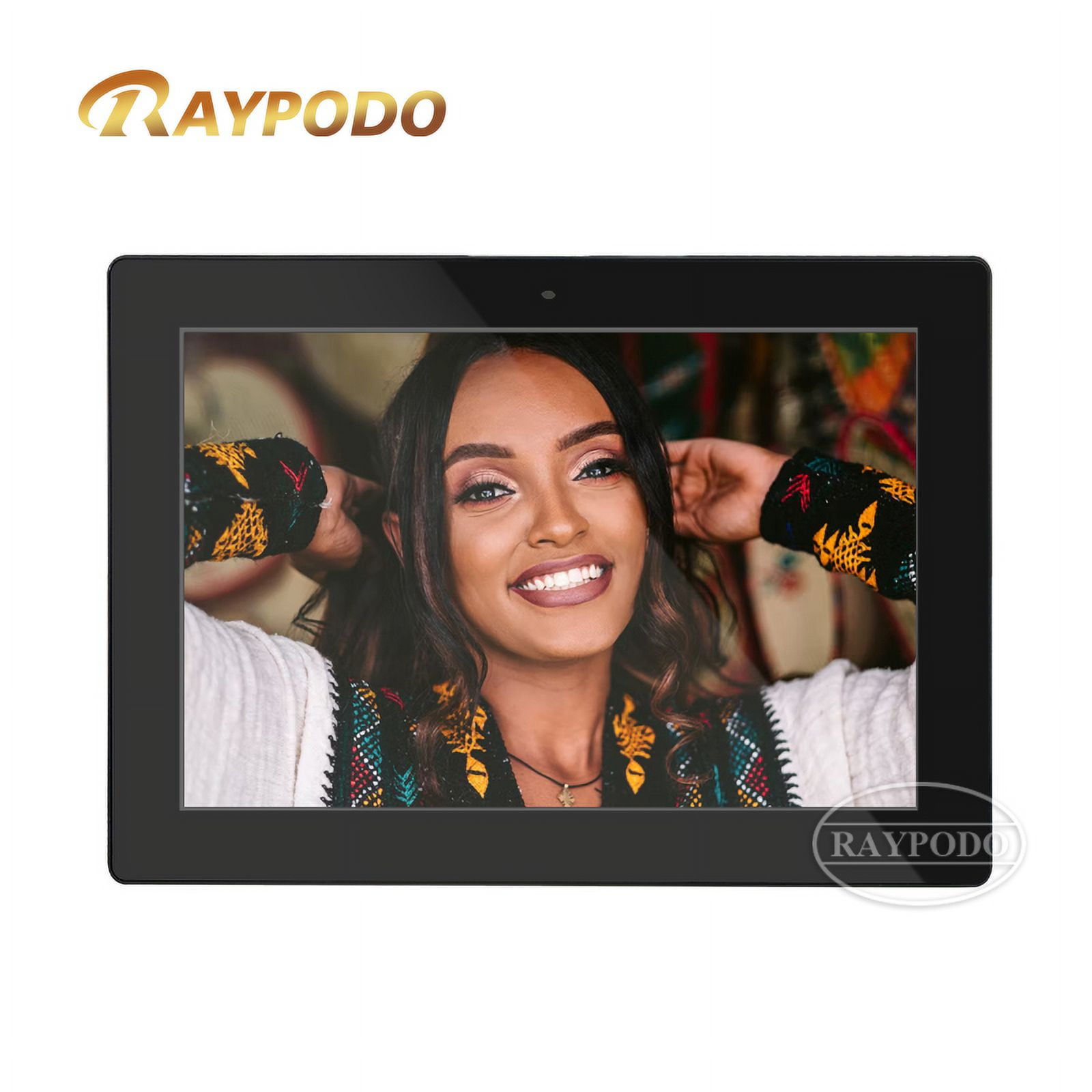 Raypodo 10.1" Android Digital Signage Tablet with Google Play, Wall Mount, and Touch Screen for Commercial Use