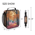 thumbnail image 5 of ALAZA Autumn Maple Leaf Forest Lunch Box Insulated Lunch Bag Reusable Thermal Cooler Tote School Picnic, 5 of 6