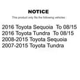 thumbnail image 2 of Transit Auto Rear Disc Brake Caliper Rotors and Ceramic Pads Kit for Car Toyota Tundra Sequoia KC8-100100T, 2 of 11