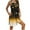 Yellow, variant on Wancir Women's Pleated Nightgown Sleeveless Round Neck with Side Pockets