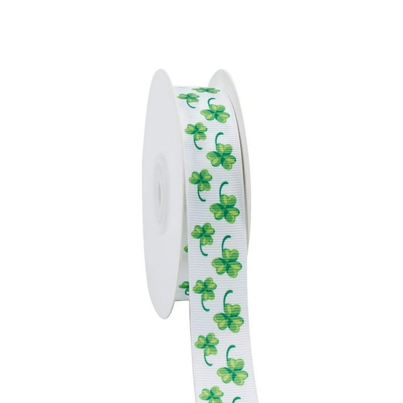 LaRibbons Patty's Clover Grosgrain Ribbon