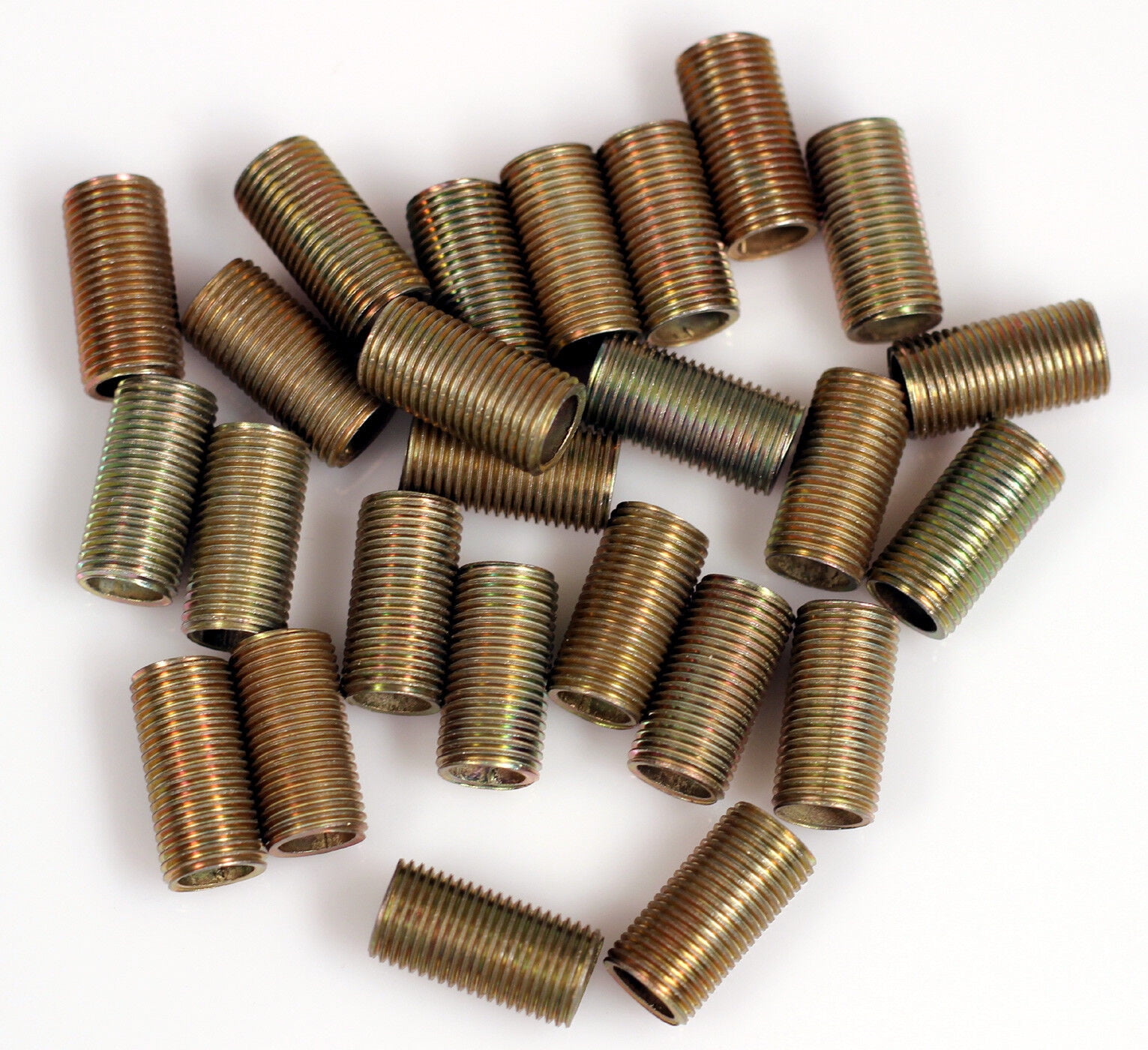 Steel All Thread Lamp Pipe Nipples, 3/4 Inch, 1/8IP Std Lamp Pipe, DIY