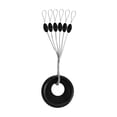 thumbnail image 3 of 100Pcs Fishing Stoppers Cylinder Stop Beads Float Sinker Stops Olive Shape Small Trumpet, 3 of 9