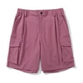 thumbnail image 4 of JIUKE Cargo Shorts for Men Casual Summer Lightweight Knee Length Shorts Mid Waisted Baggy Hiking Shorts, 4 of 7