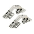 thumbnail image 4 of Lazy Susan Hinge for Folded Door, High Quality Steel Nickel Plated Finish Cabinet Door Hinges for Furniture, 3D Adjust Design Easy Install Smooth Action Corner Cabinet (Pack of 2), 4 of 8