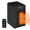 thumbnail image 3 of HOMCOM Space Heater for Indoor Use, 1500W Fast Heating Portable Electric Heater with Thermostat, 3 Modes, Remote, 12h Timer for Bedroom Desktop, 3 of 10