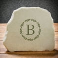 thumbnail image 3 of Personalization Mall Laurel Monogram Standing Garden Stone, K, 3 of 4