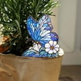 thumbnail image 5 of RuiJiao Stained Glass Butterfly Flower Acrylic Potted Decoration - Plugin Ornament for Indoor Plants - Add a Touch of Color and Artistry to Your Home Decor, 5 of 9