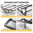thumbnail image 4 of Awesofurni Full Size Floating Bed Frame with Smart LED Lights, Heavy Duty Modern Metal Platform Bed Frame, Easy Assembly, No Box Spring Needed,Noise-Free, 4 of 8