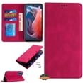 thumbnail image 6 of For Revvl 7 5G (T-Mobile) Wallet Pouch with Credit Card Holder Flip Card Slots, Kickstand and Magnetic Closure PU Vegan Leather Phone Case Cover by Xpression - Hot Pink, 6 of 6