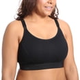 thumbnail image 3 of Sostén de Lactancia Gratlin Deportivo de Algodón Talla Grande Negro 5XL, 3 of 6