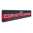 thumbnail image 3 of Corvette Garage Name Novelty Decor, Metal Wall Sign - 4x18 Inches, 3 of 4