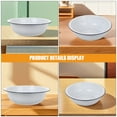 thumbnail image 3 of Worgeous Retro Enamel Bowl For Household Use Suitable For Washing Fruits Mixing Ingredients And Serving Meals Large White Enamelware Basin For Kitchen, 3 of 8