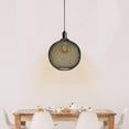 thumbnail image 3 of 2x Hollow Out Pendant Lamp Shade Vintage Style Chandelier Ceiling Light Shade Hanging Light Cover Lampshade Hotel Teahouse Kitchen Decor Black, 3 of 7