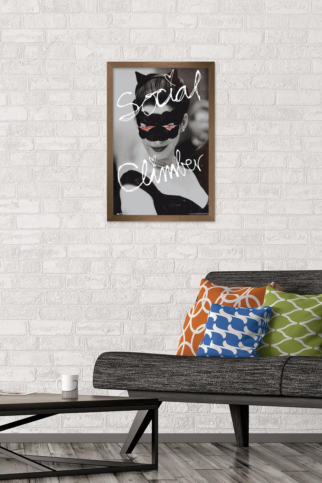 DC Comics Movie - The Dark Knight Rises - Catwoman - Social Climber Wall Poster, 14.725" x 22.375", Framed