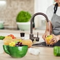 thumbnail image 4 of 2026 Self Spinning Berry Washing Bowl with Drain Holes, 3D Printed 360 Degree Cleaning Fruit Swirl Colander Center Cone, Automatic Quick Kitchen Rinse Washer for Berries Vegetables Serving, 4 of 5