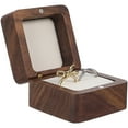 thumbnail image 4 of Ring Box Wood Ring Box Ring Holder Engagement Ring Box Wedding Ring Box Small Wood Box For Jewelry Display, 4 of 8