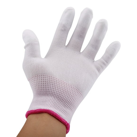 Coating Gloves, Work Gloves, 1 Pair Anti Static Antiskid Glove, PU Coated Finger Part for Electronic Labor Worker