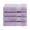 thumbnail image 5 of Cotton Paradise 100% Cotton 4 Piece Washcloths, Soft Absorbent Small Hand Face Towels Wash Rags for Body, Lilac, 5 of 6
