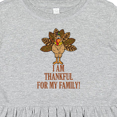 thumbnail image 4 of Inktastic I Am Thankful for My Family Turkey Thanksgiving Girls Toddler Dress, 4 of 5