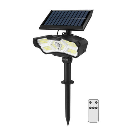 

MIXFEER Solar Lawn Lamp Intelligent Control Remote Control Simulation Monitoring Multi-angle Adjustment IP64 Waterproof Garden Ground Wall Lamp