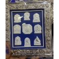 thumbnail image 2 of GoldGiftIdeas 999 Silver Ashtavinayak Ganesha Photo Frame, Housewarming Return Gift, Silver Ganpati Frame for Gift,Lord Ganesh Idol for Home (Pack of 25), 2 of 2
