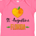 thumbnail image 4 of Inktastic St. Augustine Florida Orange in Heart Boys or Girls Baby Bodysuit, 4 of 5