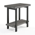thumbnail image 1 of Table d'Appoint en Métal et Bois Sonoma, Gris Ardoise, 1 of 2