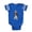 Royal Blue, variant on CafePress - Beagle Birthday - Cute Infant Baby Football Bodysuit