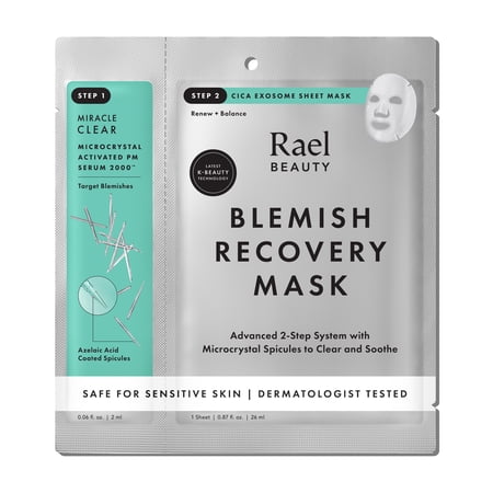 Rael 2-Step Blemish Recovery Mask Treament, 1 Count