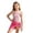 c-1301Pink792, variant on MEZZALL Children Swimsuit Girls Swimwear Two Piece Floral Print Tankini With Skirted Bottom Kids Summer Beach Bathing Cute Bathing Suit Beachwear