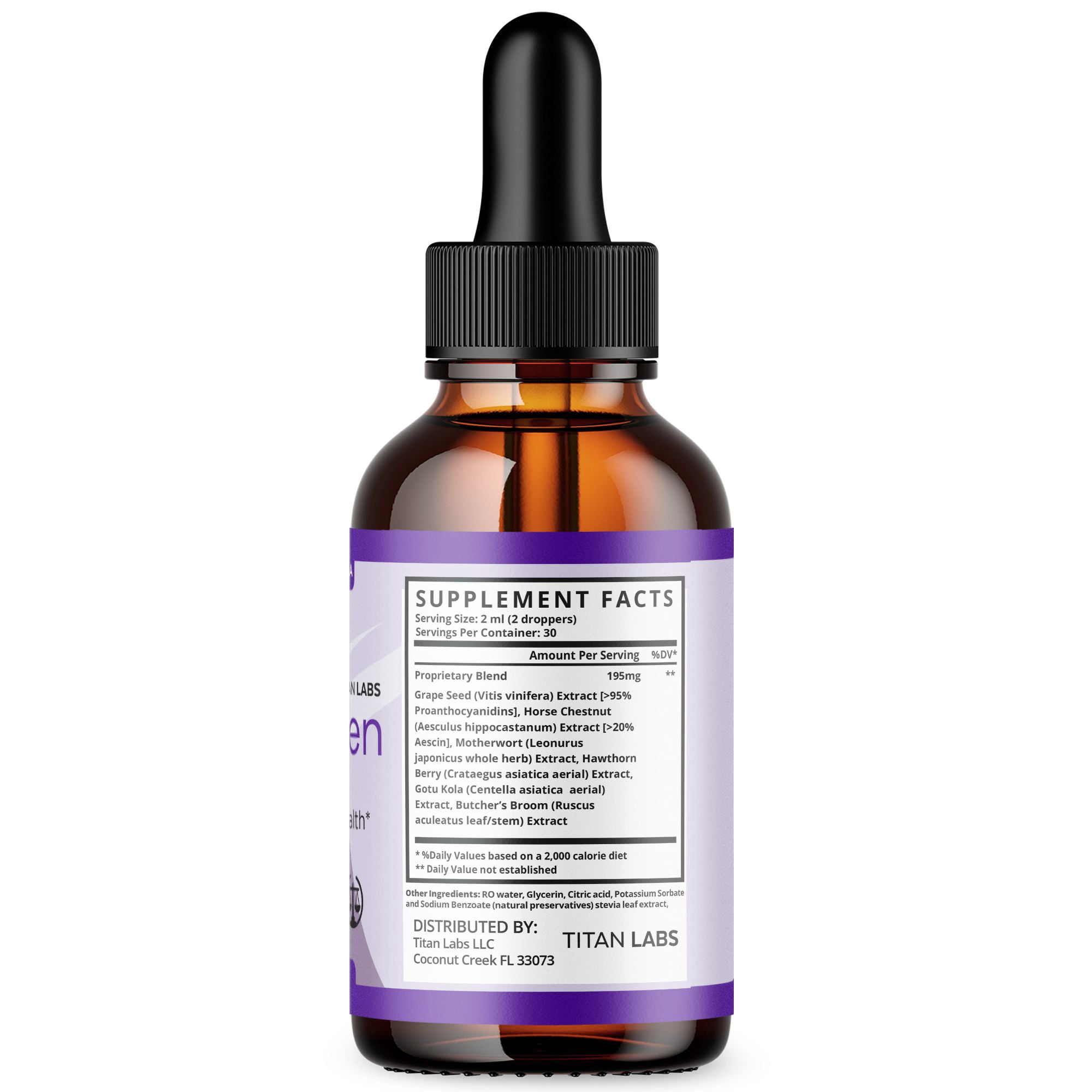 Neurozen Advanced Formula Ear Health Support Drops Hearing Supplement Neuro Zen Vitamins Taken Daily 1 Month Supply 30 Servings