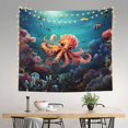 thumbnail image 2 of Yiaed Underwater Plant Octopus Print Tapestry for Bedroom,Tapestry Wall Tapestries, Tapestry Aesthetic for Living Room Dorm Room 51" X 60", 2 of 6