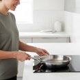 thumbnail image 3 of DOLITY Stainless Steel Frying Pan Works on All Cooktops Triple-Layer Skillet Even Heat Distribution Triple-Layer Clad Skillet for Home Cooks, 3 of 9