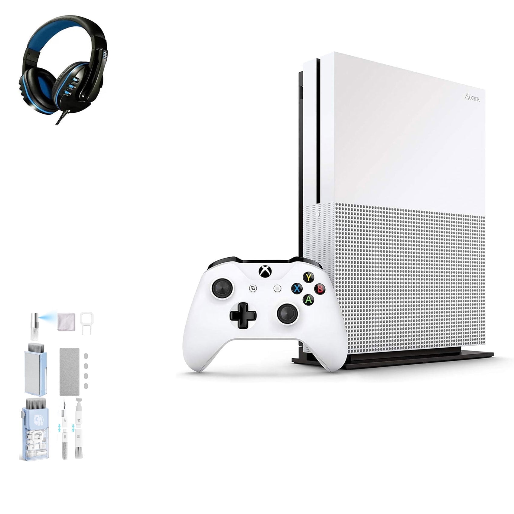Pre-Owned Microsoft Xbox One S 1TB, 4K Ultra HD White with BOLT