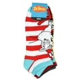 thumbnail image 4 of Dr. Seuss Socks Adult Book Character Designs 6 Pack Mix and Match No Show Ankle Socks, 4 of 8