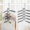 thumbnail image 4 of 1 Pack Clothes Hangers Space Saving, 5 in 1 Multi Layer Metal Hanger Racks for Coat, Suit, Sweater, T-Shirt, 4 of 8